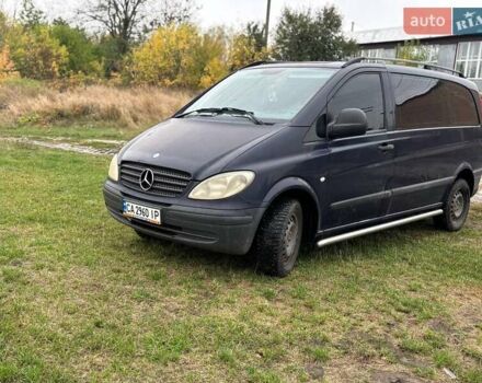 Синий Мерседес Вито, объемом двигателя 2.15 л и пробегом 238 тыс. км за 4500 $, фото 4 на Automoto.ua
