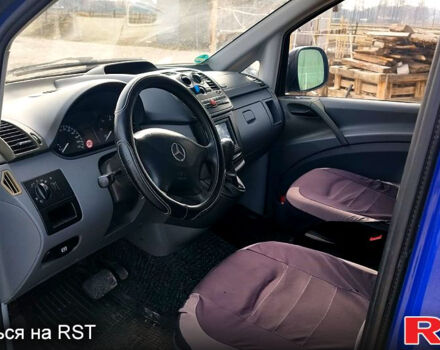 Синий Мерседес Вито, объемом двигателя 2.1 л и пробегом 125 тыс. км за 8100 $, фото 3 на Automoto.ua