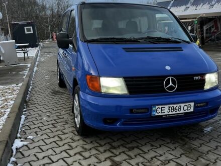 Синий Мерседес Вито, объемом двигателя 2.2 л и пробегом 280 тыс. км за 5200 $, фото 1 на Automoto.ua