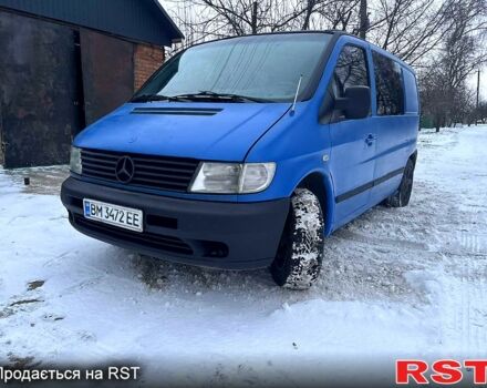 Синий Мерседес Вито, объемом двигателя 2.1 л и пробегом 350 тыс. км за 4200 $, фото 1 на Automoto.ua
