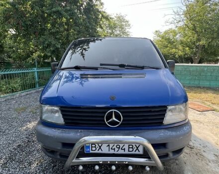 Синий Мерседес Вито, объемом двигателя 2.1 л и пробегом 400 тыс. км за 4985 $, фото 1 на Automoto.ua