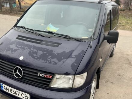 Мерседес Вито 2002 в Житомире на Automoto.ua Синий Мерседес Вито, объемом двигателя 0.22 л и пробегом 389 тыс. км за 5200 $, фото 1 на Automoto.ua