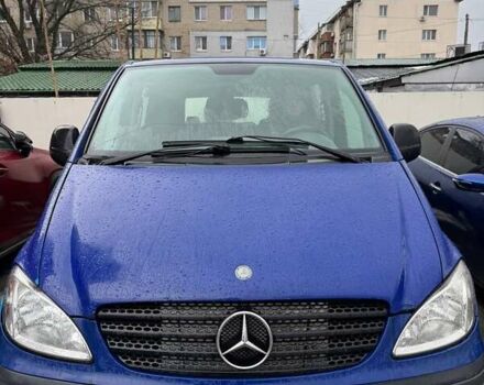 Синий Мерседес Вито, объемом двигателя 2.15 л и пробегом 585 тыс. км за 6200 $, фото 1 на Automoto.ua
