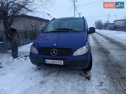 Синий Мерседес Вито, объемом двигателя 2.21 л и пробегом 520 тыс. км за 3800 $, фото 1 на Automoto.ua