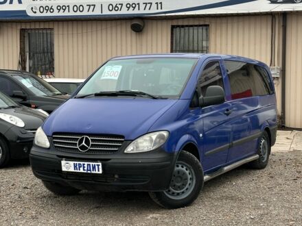 Синий Мерседес Вито, объемом двигателя 2.2 л и пробегом 431 тыс. км за 5050 $, фото 1 на Automoto.ua