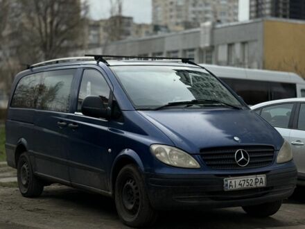 Синий Мерседес Вито, объемом двигателя 2.1 л и пробегом 730 тыс. км за 3300 $, фото 1 на Automoto.ua