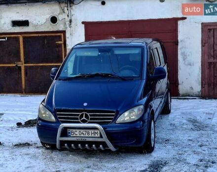 Синий Мерседес Вито, объемом двигателя 2.15 л и пробегом 400 тыс. км за 3850 $, фото 1 на Automoto.ua