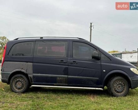Синий Мерседес Вито, объемом двигателя 2.15 л и пробегом 238 тыс. км за 4500 $, фото 1 на Automoto.ua