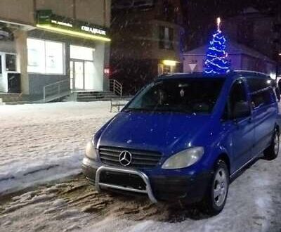 Синий Мерседес Вито, объемом двигателя 2.2 л и пробегом 450 тыс. км за 6000 $, фото 1 на Automoto.ua