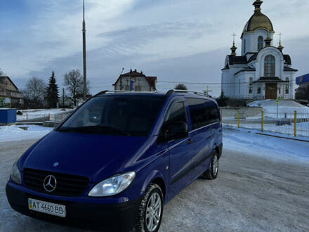 Синий Мерседес Вито, объемом двигателя 2.15 л и пробегом 390 тыс. км за 6700 $, фото 1 на Automoto.ua