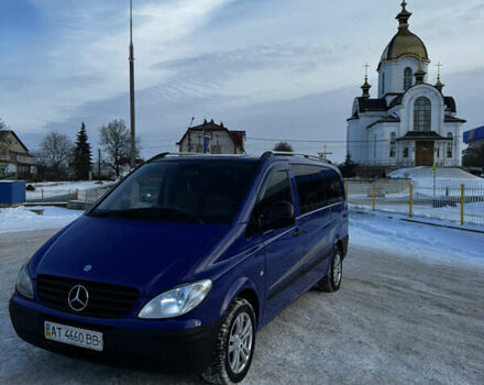 Синий Мерседес Вито, объемом двигателя 2.15 л и пробегом 390 тыс. км за 6700 $, фото 1 на Automoto.ua