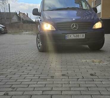 Мерседес Віто 2004 у Хмельницькому на Automoto.ua Синій Мерседес Віто, об'ємом двигуна 2.2 л та пробігом 384 тис. км за 6900 $, фото 1 на Automoto.ua