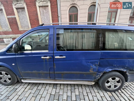 Синий Мерседес Вито, объемом двигателя 2.2 л и пробегом 450 тыс. км за 4633 $, фото 1 на Automoto.ua