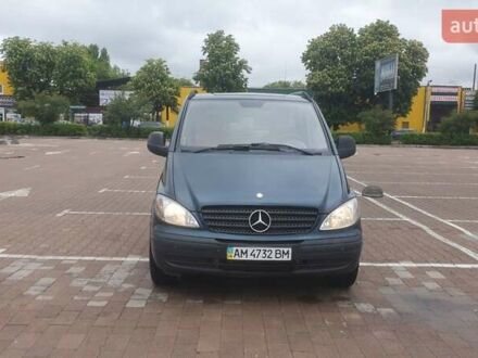 Синий Мерседес Вито, объемом двигателя 2.15 л и пробегом 410 тыс. км за 7200 $, фото 1 на Automoto.ua