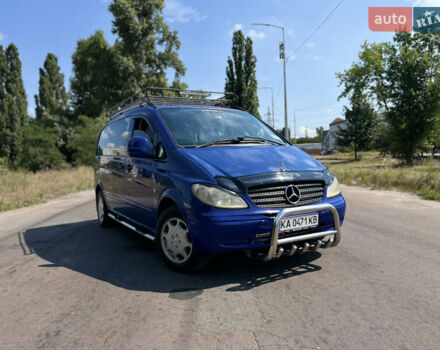 Синий Мерседес Вито, объемом двигателя 2.15 л и пробегом 420 тыс. км за 7500 $, фото 1 на Automoto.ua