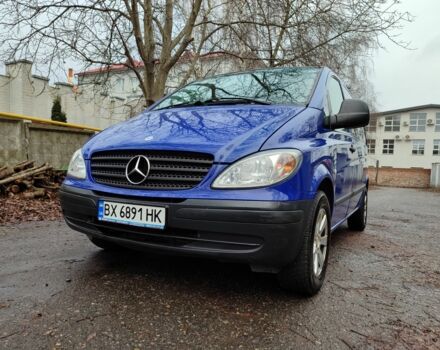 Синий Мерседес Вито, объемом двигателя 2.1 л и пробегом 273 тыс. км за 9300 $, фото 1 на Automoto.ua