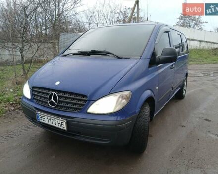 Синий Мерседес Вито, объемом двигателя 2.15 л и пробегом 390 тыс. км за 5700 $, фото 1 на Automoto.ua
