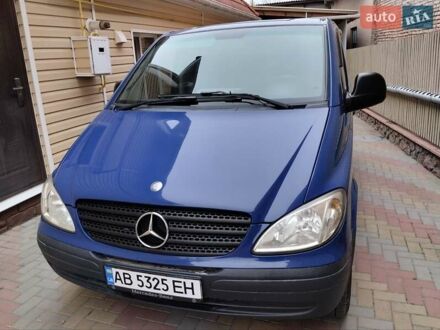 Синий Мерседес Вито, объемом двигателя 2.2 л и пробегом 435 тыс. км за 7200 $, фото 1 на Automoto.ua