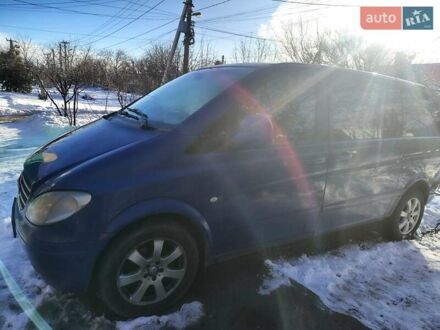 Синий Мерседес Вито, объемом двигателя 2.15 л и пробегом 310 тыс. км за 6000 $, фото 1 на Automoto.ua