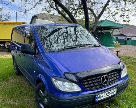 Синий Мерседес Вито, объемом двигателя 2.1 л и пробегом 428 тыс. км за 6700 $, фото 1 на Automoto.ua