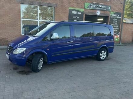 Синий Мерседес Вито, объемом двигателя 2.15 л и пробегом 360 тыс. км за 6800 $, фото 1 на Automoto.ua
