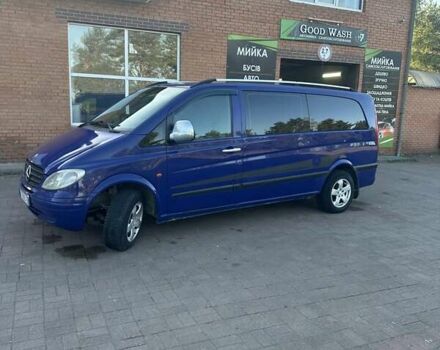 Синий Мерседес Вито, объемом двигателя 2.15 л и пробегом 360 тыс. км за 6800 $, фото 1 на Automoto.ua