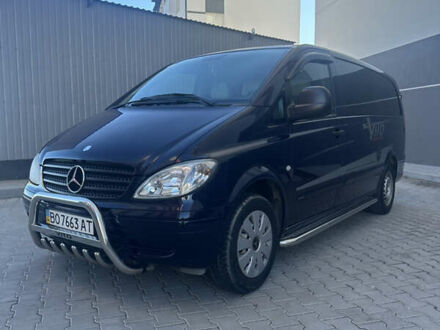 Синий Мерседес Вито, объемом двигателя 2.15 л и пробегом 230 тыс. км за 8800 $, фото 1 на Automoto.ua