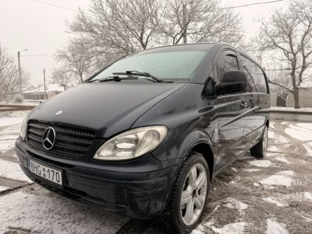 Синий Мерседес Вито, объемом двигателя 2.2 л и пробегом 359 тыс. км за 3000 $, фото 1 на Automoto.ua