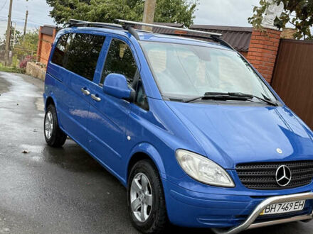 Мерседес Вито 2007 в Черноморске (Ильичевске) на Automoto.ua Синий Мерседес Вито, объемом двигателя 2.15 л и пробегом 357 тыс. км за 8200 $, фото 1 на Automoto.ua