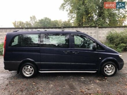 Синий Мерседес Вито, объемом двигателя 2.15 л и пробегом 414 тыс. км за 10500 $, фото 1 на Automoto.ua
