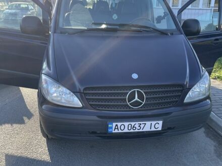 Мерседес Віто 2007 у Ужгороді на Automoto.ua Синій Мерседес Віто, об'ємом двигуна 2.1 л та пробігом 340 тис. км за 8200 $, фото 1 на Automoto.ua