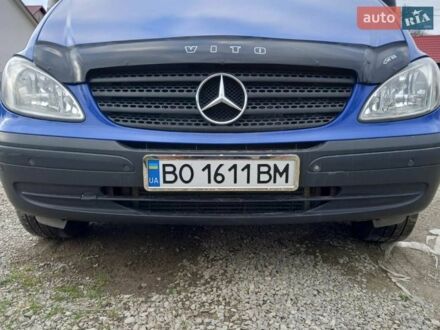 Синий Мерседес Вито, объемом двигателя 2.15 л и пробегом 260 тыс. км за 10500 $, фото 1 на Automoto.ua