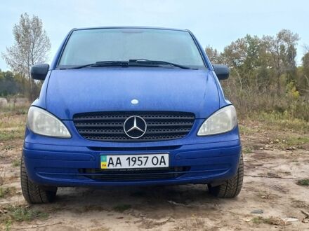 Синий Мерседес Вито, объемом двигателя 2.15 л и пробегом 320 тыс. км за 8700 $, фото 1 на Automoto.ua