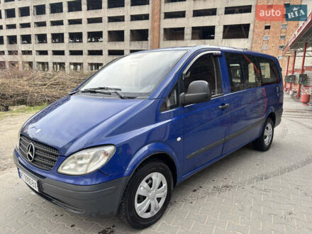 Синий Мерседес Вито, объемом двигателя 2.15 л и пробегом 350 тыс. км за 5700 $, фото 1 на Automoto.ua