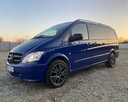 Синий Мерседес Вито, объемом двигателя 3 л и пробегом 217 тыс. км за 3600 $, фото 1 на Automoto.ua