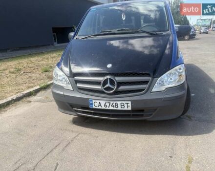 Синий Мерседес Вито, объемом двигателя 2.14 л и пробегом 220 тыс. км за 8000 $, фото 1 на Automoto.ua