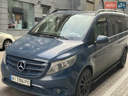 Мерседес Віто 2015 у Києві на Automoto.ua Синій Мерседес Віто, об'ємом двигуна 1.6 л та пробігом 440 тис. км за 18500 $, фото 1 на Automoto.ua