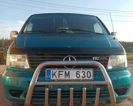 Мерседес Вито 2002 в Полтаве на Automoto.ua Зеленый Мерседес Вито, объемом двигателя 2.2 л и пробегом 200 тыс. км за 6500 $, фото 2 на Automoto.ua