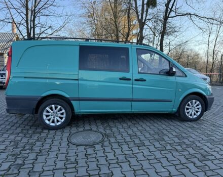 Зеленый Мерседес Вито, объемом двигателя 2.2 л и пробегом 285 тыс. км за 10500 $, фото 7 на Automoto.ua