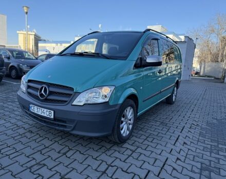 Зеленый Мерседес Вито, объемом двигателя 2.2 л и пробегом 285 тыс. км за 10500 $, фото 1 на Automoto.ua