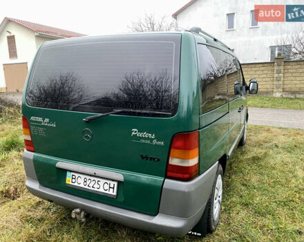 Зеленый Мерседес Вито, объемом двигателя 2.2 л и пробегом 370 тыс. км за 6000 $, фото 9 на Automoto.ua