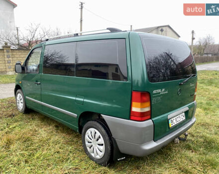 Зеленый Мерседес Вито, объемом двигателя 2.2 л и пробегом 370 тыс. км за 6000 $, фото 11 на Automoto.ua