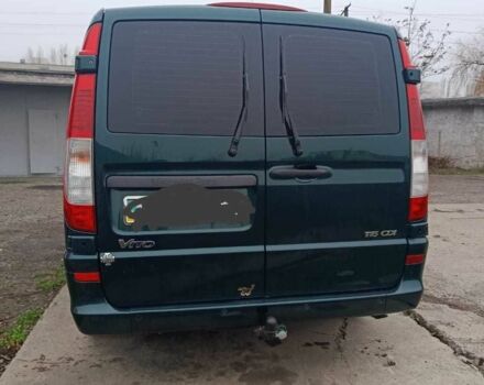 Зеленый Мерседес Вито, объемом двигателя 2.2 л и пробегом 200 тыс. км за 8300 $, фото 1 на Automoto.ua