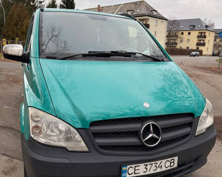 Зеленый Мерседес Вито, объемом двигателя 2.2 л и пробегом 544 тыс. км за 9000 $, фото 12 на Automoto.ua