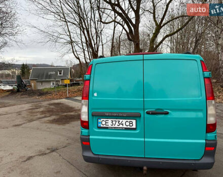 Зеленый Мерседес Вито, объемом двигателя 2.2 л и пробегом 544 тыс. км за 9000 $, фото 6 на Automoto.ua