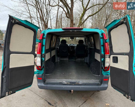 Зеленый Мерседес Вито, объемом двигателя 2.2 л и пробегом 544 тыс. км за 9000 $, фото 8 на Automoto.ua