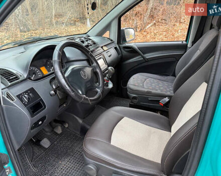 Зеленый Мерседес Вито, объемом двигателя 2.2 л и пробегом 544 тыс. км за 9000 $, фото 9 на Automoto.ua