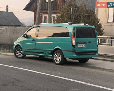 Зеленый Мерседес Вито, объемом двигателя 2.2 л и пробегом 202 тыс. км за 14150 $, фото 1 на Automoto.ua