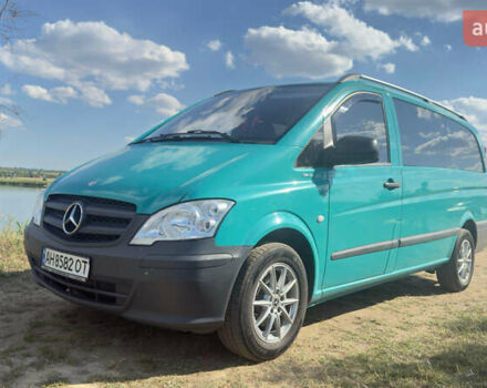 Зеленый Мерседес Вито, объемом двигателя 2.14 л и пробегом 200 тыс. км за 13500 $, фото 17 на Automoto.ua