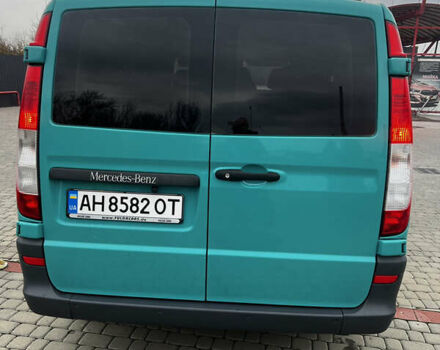 Зеленый Мерседес Вито, объемом двигателя 2.1 л и пробегом 203 тыс. км за 13500 $, фото 4 на Automoto.ua